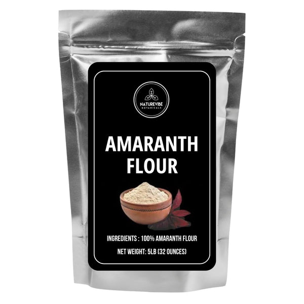 Naturevibe Botanicals Amaranth Flour 5 lb | 100% Whole Grain Gluten-Free Flour
