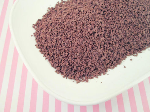 LANUTY 25 Grams Chocolate Shaving Crumbles, Diorama Model Fake Dirt Foliage Tree Powder,