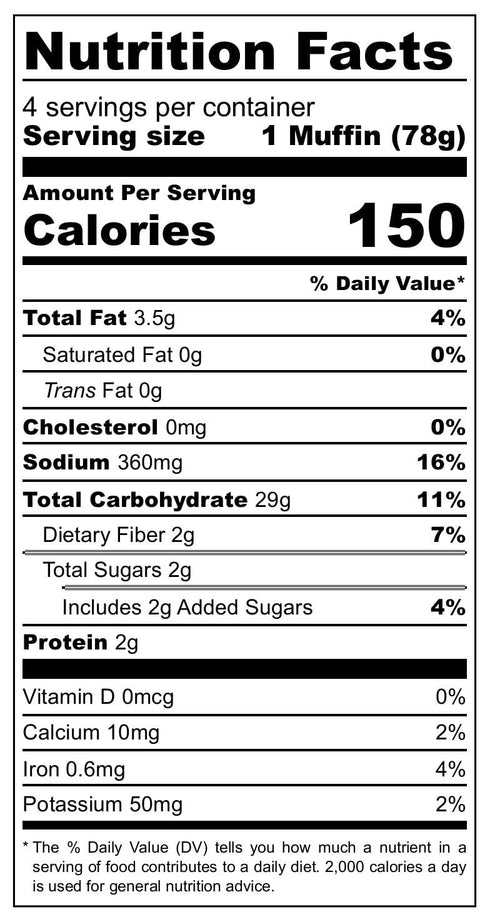 11oz (4Pk) Katz Gluten Free Blueberry English Muffins. No Soy and Eggs, Dairy Free, Nut Free. Kosher Breakfast Bread