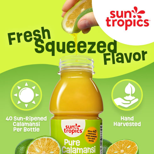 100% 10 (Pack 3) Sun Tropics Pure Calamansi Puree, Ounce of by SunTropics