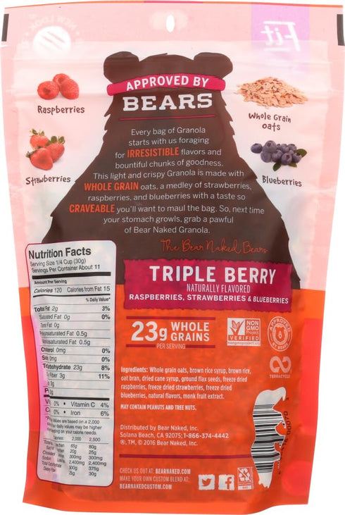 12 oz (340 Triple Berry Naturally Flavored Granola, g)
