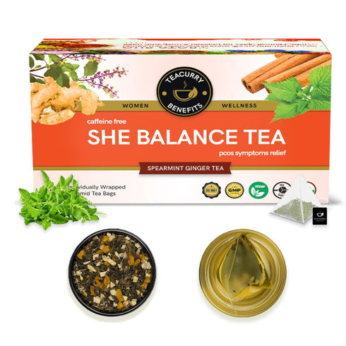 Pcos Tea - 30 Tea Bags - She Balance Tea (1 Month Pack) -