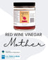 K KAIZEN8 Kaizen8 8 Oz Supreme Red Wine Mother of Vinegar, Raw Liquid Form, Fl Glass Jar, for Making Homemade Vinegar