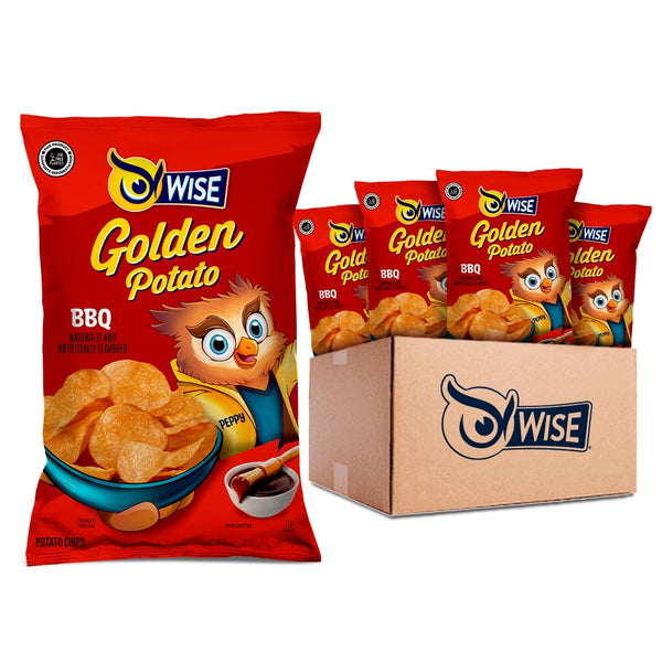 Wise Snacks BBQ Potato Chips, 0.75oz (Pack of 40) - Crunchy and