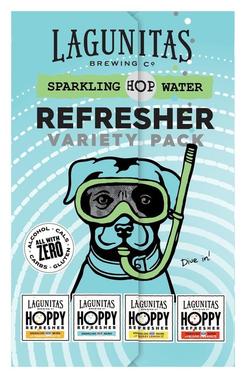 Lagunitas 12pk, 12 Oz Brewing, Na Hoppy Refresher Variety, Fl Cans