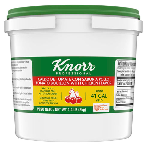 Knorr Professional Caldo de Tomate, Tomato Bouillon with Chicken Flavor Granulated Base,