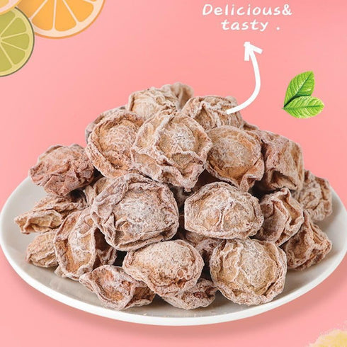 ZAYEMAIBUHAO 118g. Extra Large Plum Preserved Fruit Dried Plum Salty and Sour Sweet Snack, Asia Crack Seed Chinese