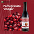12.7 Oz Bakto Flavors Visionary Vinegars - Pomegranate - Kosher Balsamic Vinegar with Natural Pomegranate Flavor - Fl