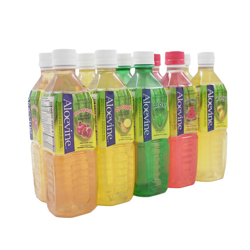 |16.9 oz. pack 10 2 2 2 2 2 Aloevine Aloe Vera Drink juice l variety of l original, watermelon, mango, pomegranate