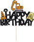 1pcs Construction Cake Toppers,Happy Birthday Truck Excavator Cak Decoration,Children Excavator Engineering Birthday