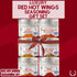 Set 6 Packed, Red Hot Wings Seasoning | Authentic Small Batch Seasoning Mixes For Chicken Wings, Buffalo Wings, Chicken