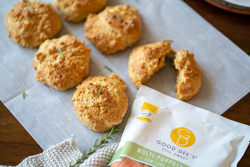 (2g 12 Good Dees Low Carb Baking Mix, Multi-Purpose Keto Bread Mix, Keto Baking Mix, Gluten Free, No Sugar Added