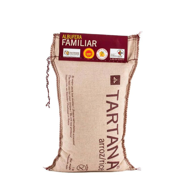 ARROZ TARTANA Authentic Spanish Paella Rice Imported from Spain, Short Grain Albufera,
