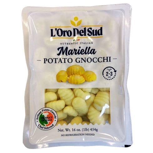 3 Pack, 1 lb (3 lbs 23 LOro Del Sud Mariella Potato Gnocchi Authentic Italian Pasta Dumplings (Pasta di Patate) Each
