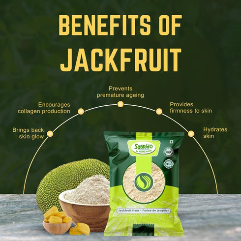 SAAPIDO (1lbs) 100% Green Jackfruit Flour | Natural & Gluten-Free | High Fiber & Protein | Paleo & Keto Friendly