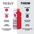 B6 B12, 16 Oz 12 Pack Yesly Functional Water, Black Cherry, Naturally Flavored Still Water with Electrolytes