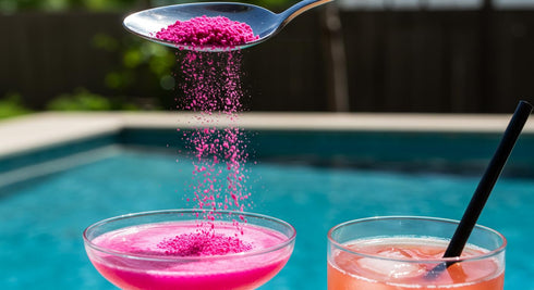 1 LB Indus Farms Red Dragon Fruit Powder (Pitaya Powder) Vibrant Pink Color for Smoothies, Drinks & Baking Fine