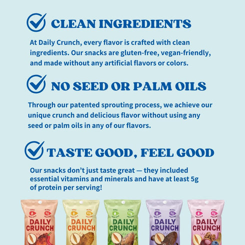 1.5 (1.5 Pack) Daily Crunch Sprouted Almonds, Ounce Mini, On-The-Go Bags, Sprouted and Dehydrated for a Unique Crunch