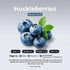 Bounty Foods 12 oz Montana Huckleberry Dessert Ground Coffee - Rustic Western Style Burlap Bag from All Natural Enjoy