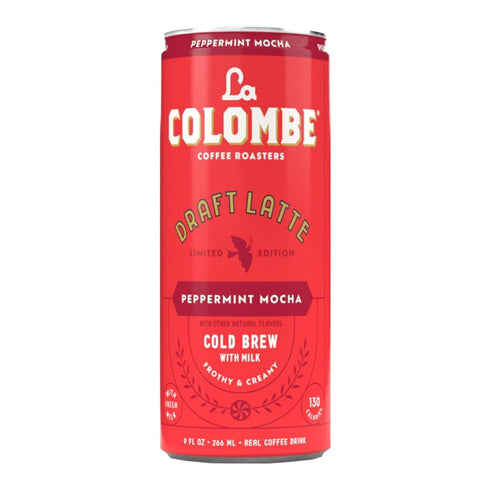 La Colombe Peppermint Mocha Draft Latte 12 pack, Cold-Pressed Espresso And Frothed