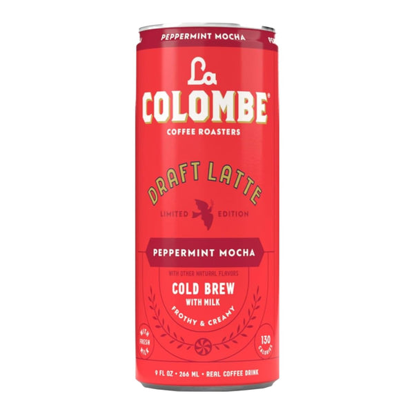 La Colombe Peppermint Mocha Draft Latte 12 pack, Cold-Pressed Espresso And Frothed