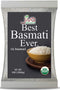 Organic Basmati Rice 4 LB Bag - Pure, Extra Long, Premium Quality