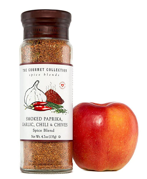 The Gourmet Collection Smoked Paprika, Garlic, Chili & Chives Spice Blend, Salt Free Seasonings for Cooking