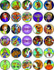30 x Edible Cupcake Toppers – Mystery Pup Dog Inspired Collection of Cake Decorations, Uncut on Icing Sheet