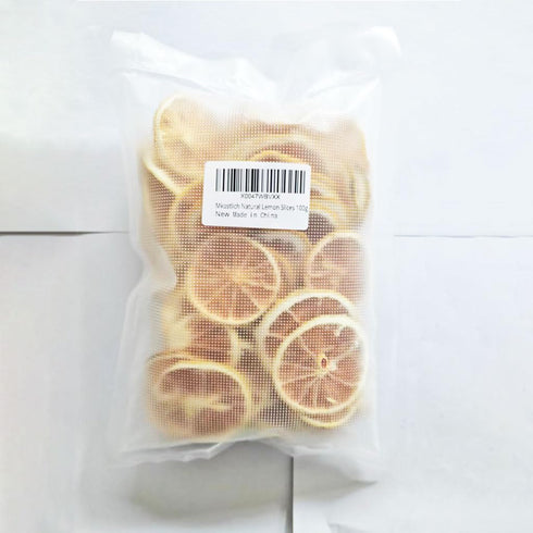 100g/3.52oz Mkostlich Dried Lemon Slices Bulk, Natural Dehydrated Lemon Slices for Cocktails Garnish/ Tea/ Baking, No