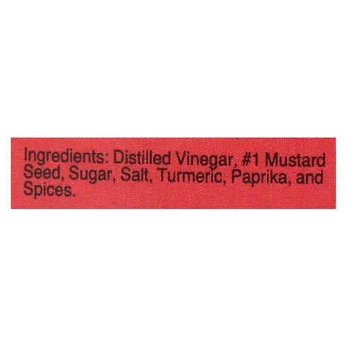 Woeber's 16-Ounce (96-Ounces) Sandwich Pal Sweet & Spicy Mustard, Six Units