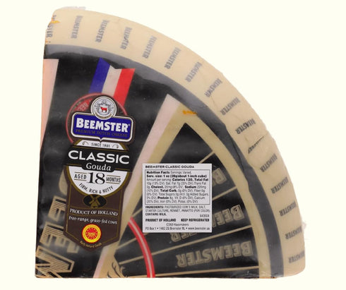 Generic 18 1 lb Aged Gouda Cheese Month by Beemster Classic - Cut