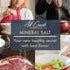 16 oz, 100% 30% All Goods Sea Salt - Fine Grain, Natural, Hand-Harvested, Rich in Essential Minerals, Less Sodium