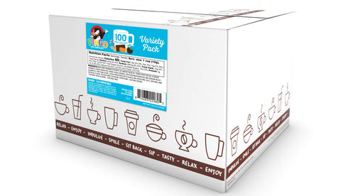 Pingo Pack, 100 Count Hot Chocolate Pods for Keurig KCup Brewers, Assorted Cocoa Variety
