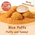Visit the Store 100% (3 pack, Rice Puff Snack Funwari Meijin Light & Melting Sweet Soybean Powder Kinako Flavored Rice
