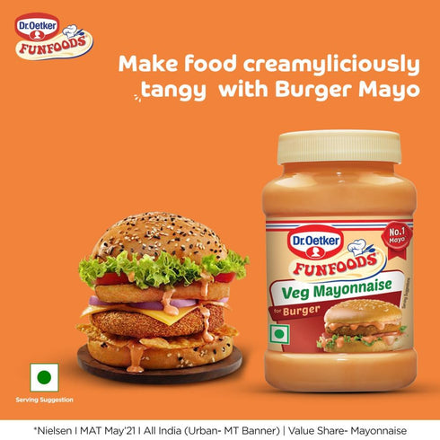 Funfoods 275G Burger Mayonnaise Eggless