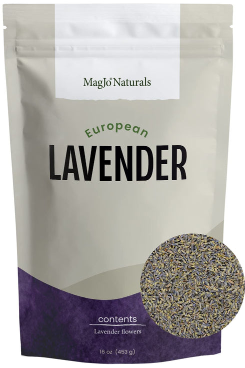 MagJo Naturals European Lavender Flowers (Extra Grade) - 100% Raw From Europe