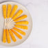 25 Pack, 16Oz, 450 (25x18g) EUPHERBIA Saffron Rock Candy Sticks, Pure Crystalline Elegance, Handcrafted Sweetness