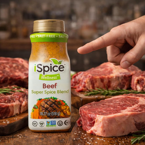 18.27 oz iSpice Blend| Beef Seasoning | | Mixed Spice & Seasoning | Bulk Size | Halal | Kosher