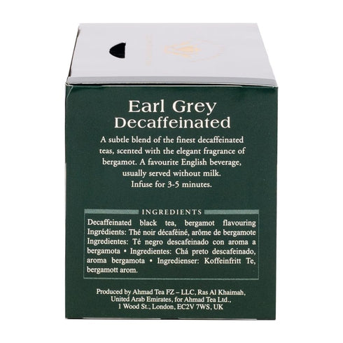 20-Count 8.4 (Pack 6) Ahmad Tea Decaffeinated Earl Grey Tea, Boxes, ounce