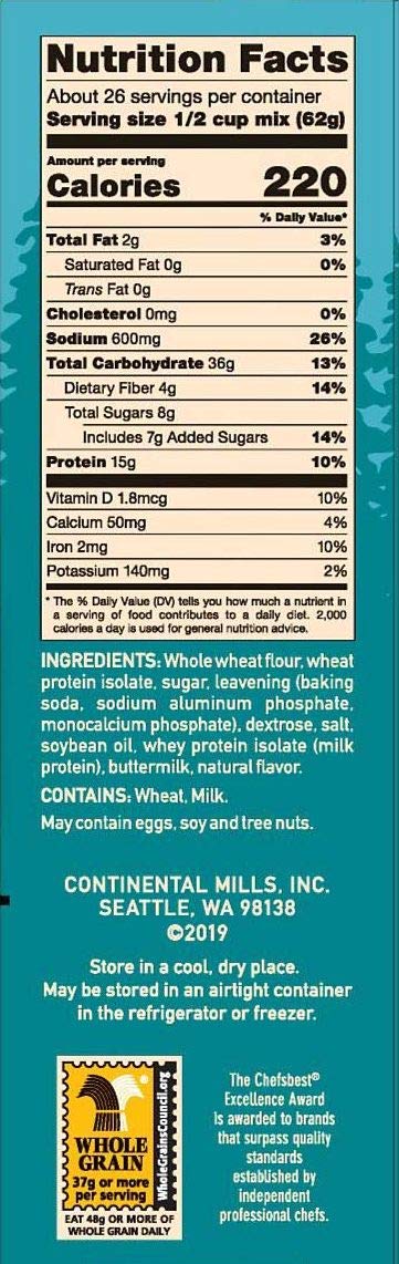 60 oz Krusteaz Protein Buttermilk Pancake Mix