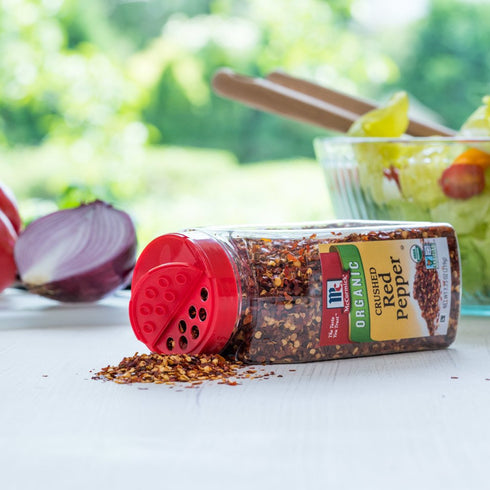 McCormick Organic Crushed Red Pepper, 7.75 oz for Cooking and Seasoning