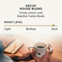 60 Count (6 10 Peet's Coffee, Dark Roast Decaf Keurig K-Cup Pods, Decaffeinated Arabica Coffee - Decaf House Blend
