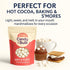 Generic 10 Mini White Marshmallows, Ounce, Resealable Bag, Perfect for Hot Cocoa and S'mores