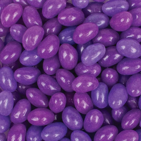 (2.2lb, 810 Purple Candy Bulk Jelly Beans - Grape Flavored Chewy Candy Beans For Party Favors, Buffets, Dessert Tables