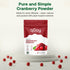 4oz Quay Naturals Organic Cranberry Juice Powder, | Made from US-Sourced Cranberries | USDA Organic, Freeze-Dried