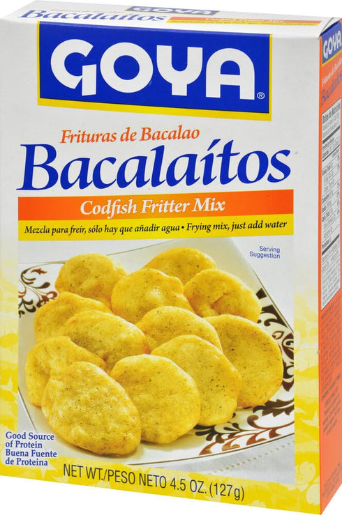 Goya Codfish Fritter Mix, Bacalaitos, 4.5 Ounce