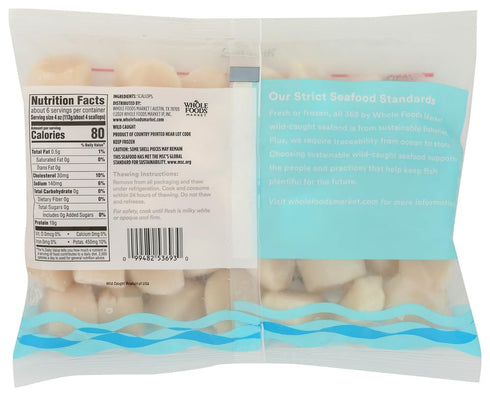 365 by Whole Foods Market 20/30, 24 OZ Wild Caught Sea Scallops