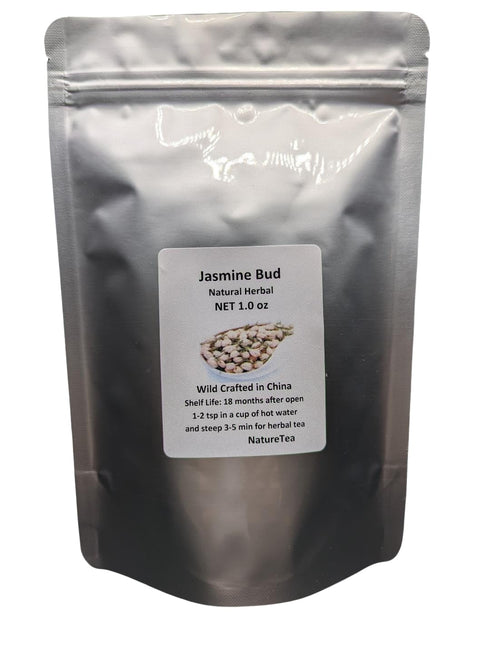 Nature Tea Jasmine Buds - 1 oz (28g) - Dried Loose Buds - By