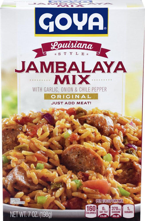 7 (Pack 12) Goya Foods Louisiana Style Jambalaya Rice Mix, Ounce
