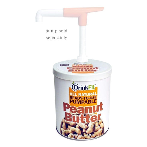 6.5 lbs Creamy Peanut Butter, Non-GMO, Vegan, Soy Free, Gluten Free and Low-Carb, No Sugar Added, Can